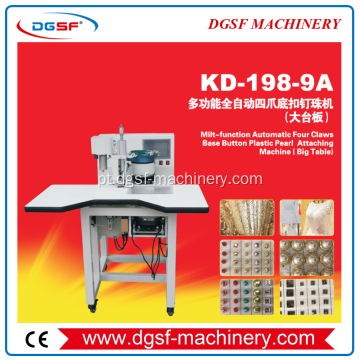 Máquina de miçanga de fundo de quatro garras automáticas multifuncionais (mesa grande) KD-198-9A